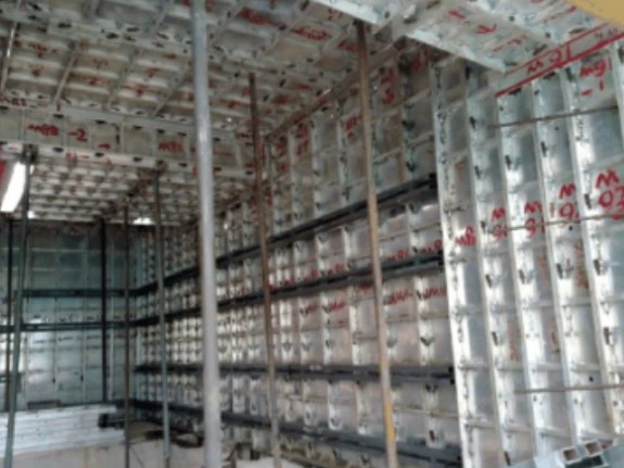 Diagrama de numeración del encofrado de concreto de aluminio Diagrama de numeración del encofrado de concreto de aluminio