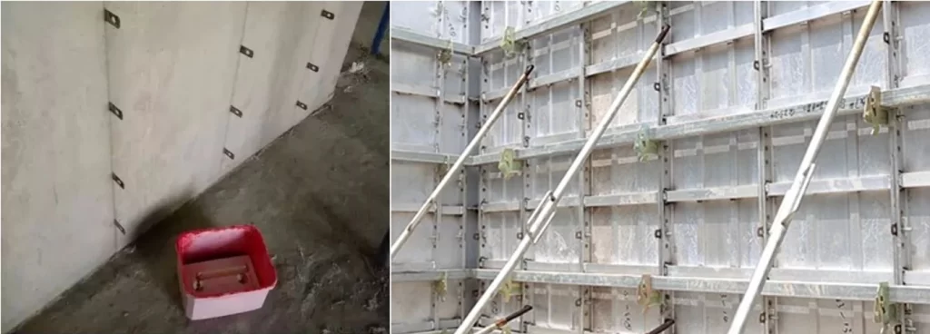 Sistema de soporte de la encofrados de aluminio Sistema de soporte de la encofrados de aluminio