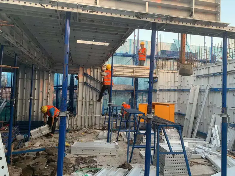 aluminium formwork construction