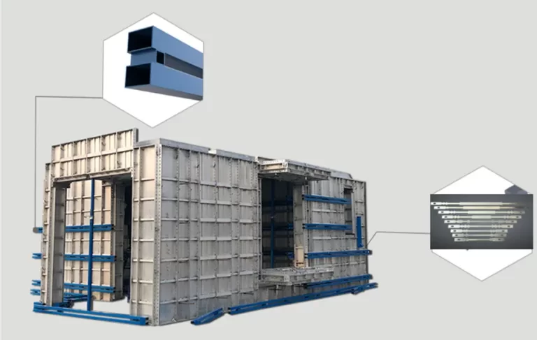 components of aluminium formwork