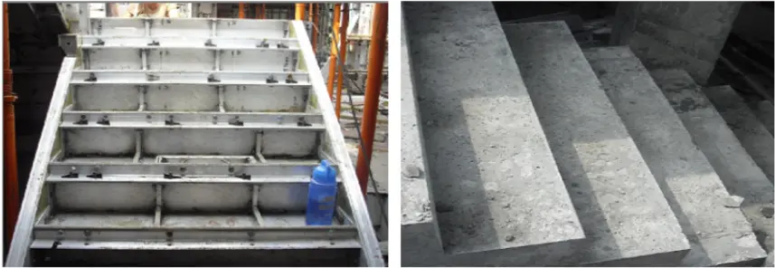 concrete stair formwork design