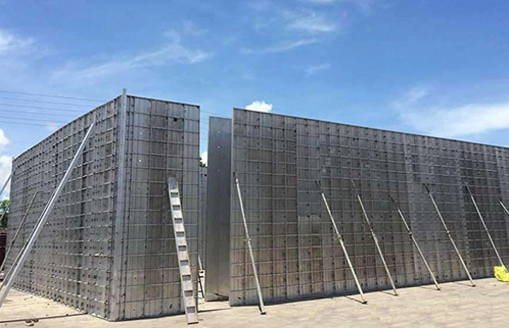 proceso de construccion de encofrado aluminio