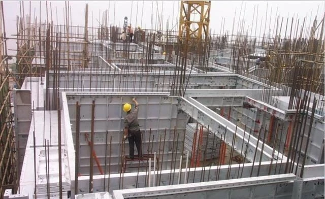 encofrado de aluminio para viviendas