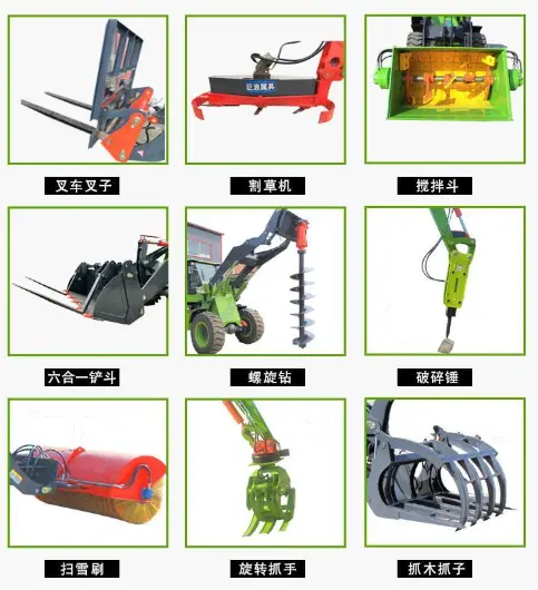 partes de una retroexcavadora